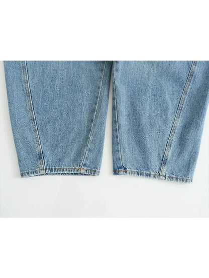 Denim wide leg high street