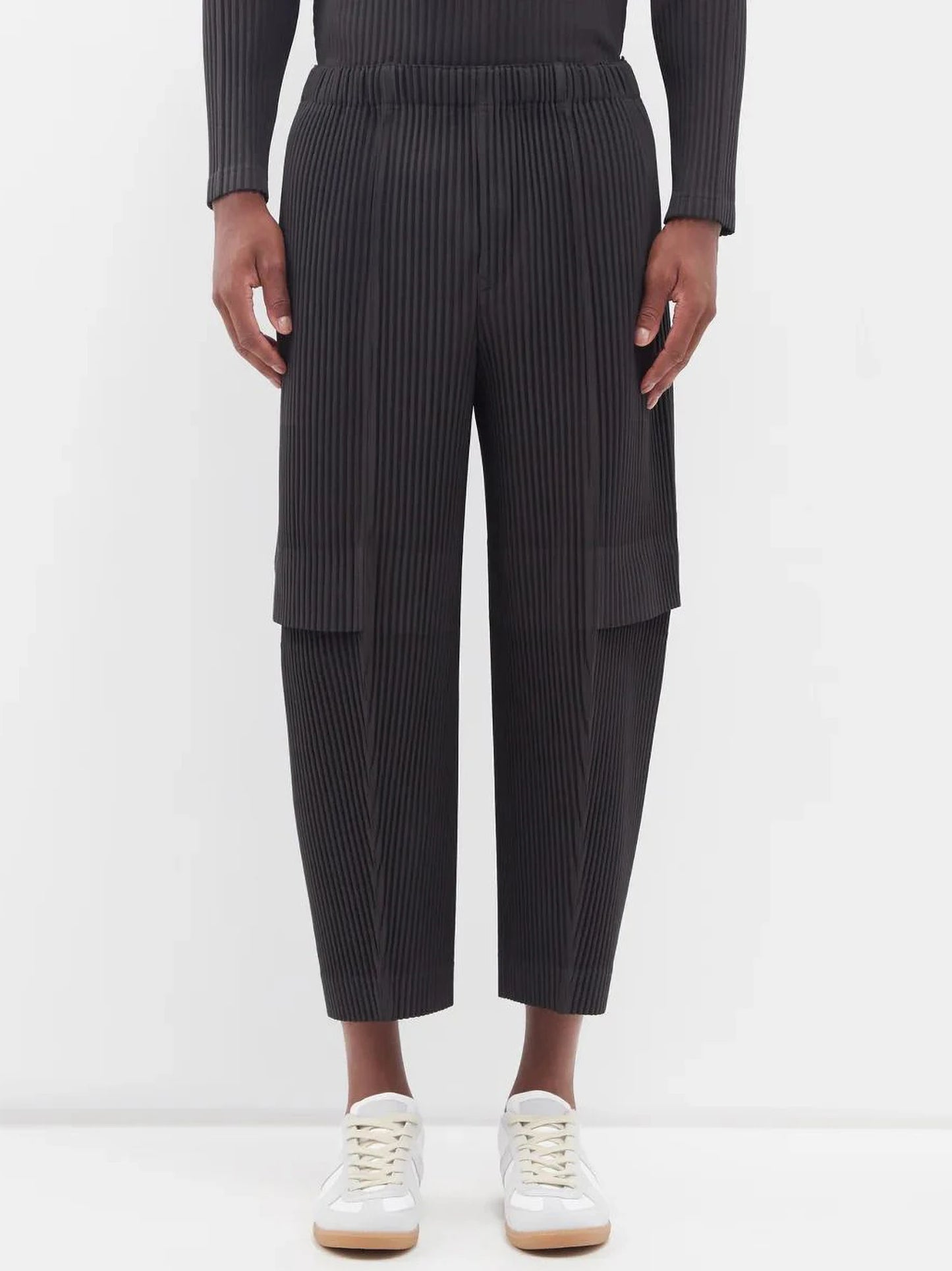 Miyake Pleated Men Cargo Pants