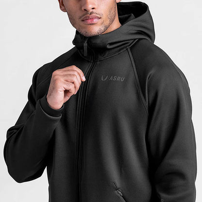 Men's Gym Hooded Zipper Sweatshirt