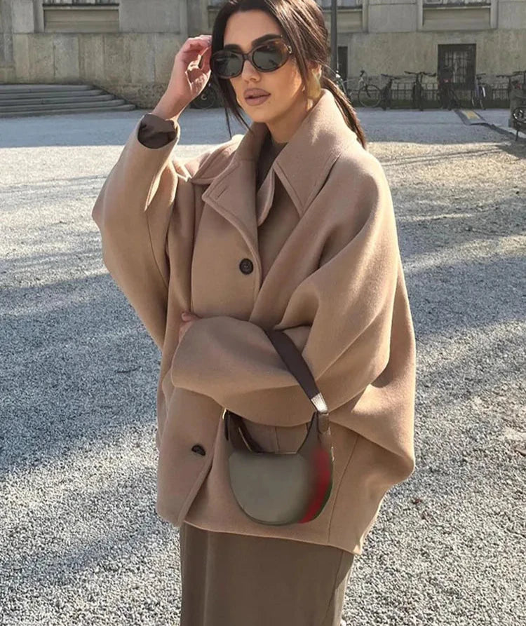 Khaki Luxe Coat