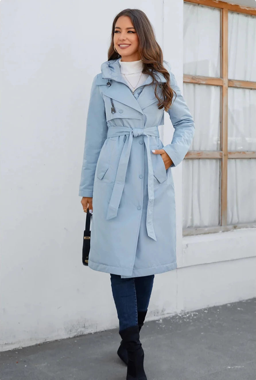 Elegant Long Women's Down Parka