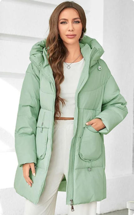 Fashion Hooded Parkas Plus Size