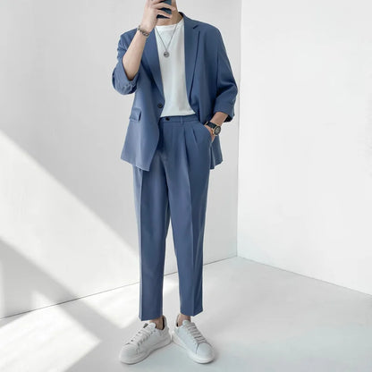 Summer 2-piece Set - Blazers + Pants