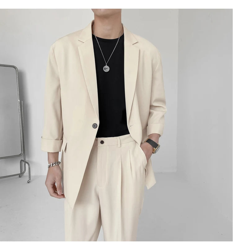 Summer 2-piece Set - Blazers + Pants