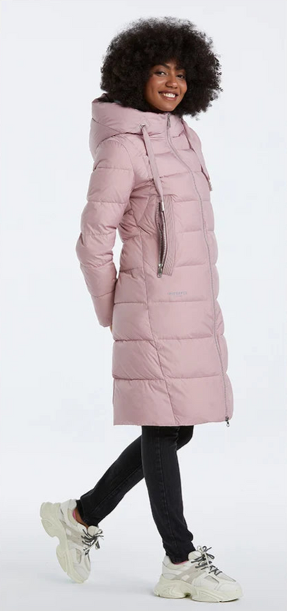 Elegant Hooded Winter Long Jacket for Women