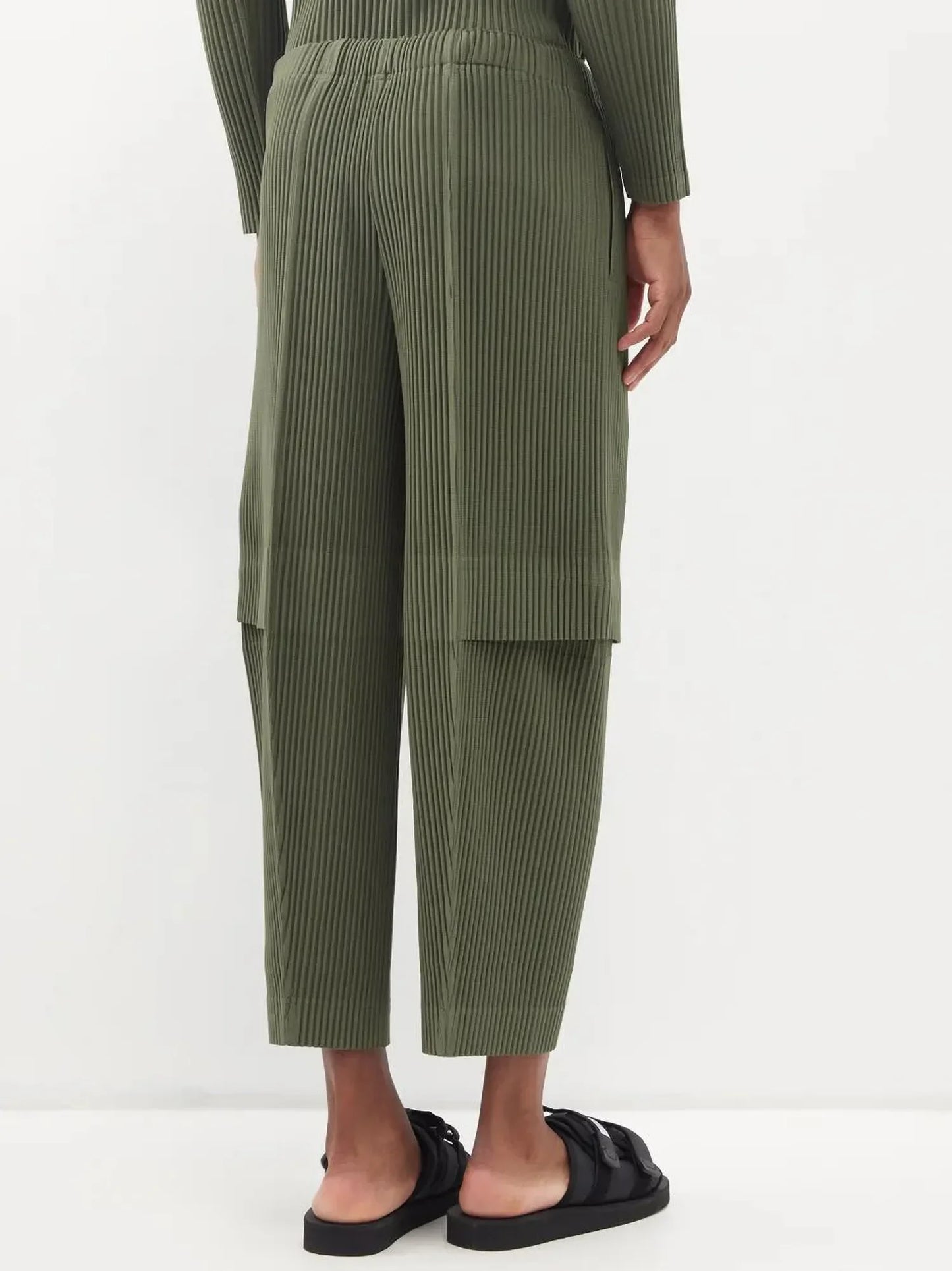 Miyake Pleated Men Cargo Pants