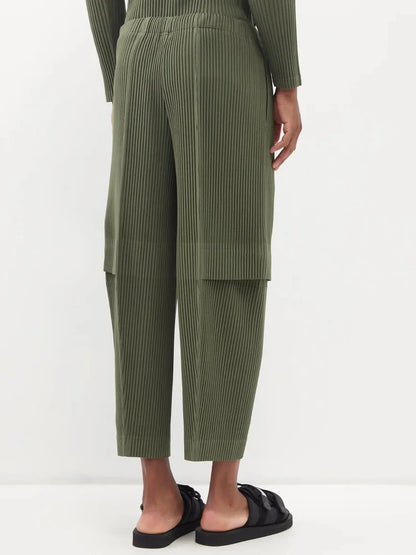 Miyake Pleated Men Cargo Pants