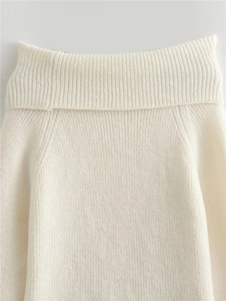 Cozy Knit Off-Shoulder Sweater