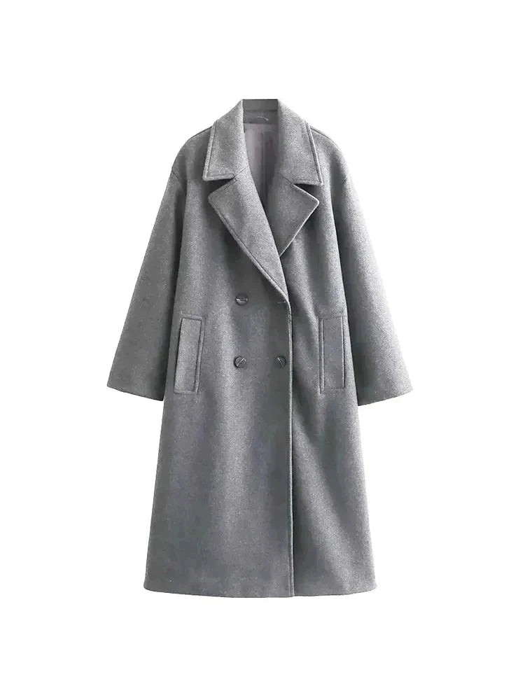 Women's Oversized Woolen Coat