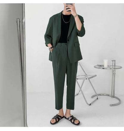 Summer 2-piece Set - Blazers + Pants