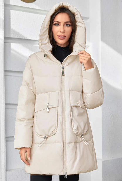 Fashion Hooded Parkas Plus Size