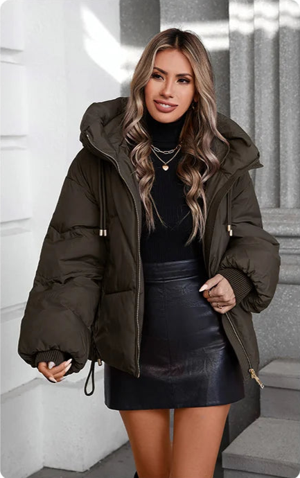 Elegant Slim-Fit Women's Winter Down Jacket