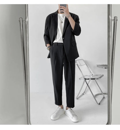 Summer 2-piece Set - Blazers + Pants