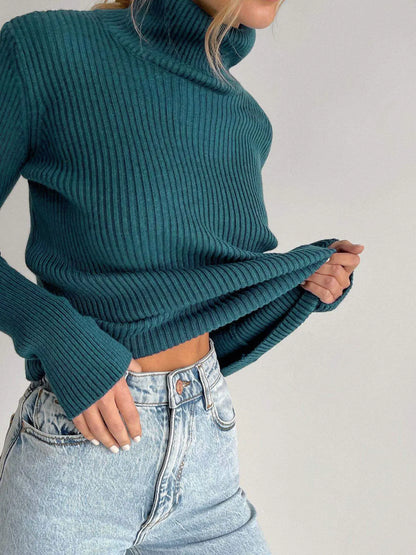 Essential Turtleneck Knit Sweater