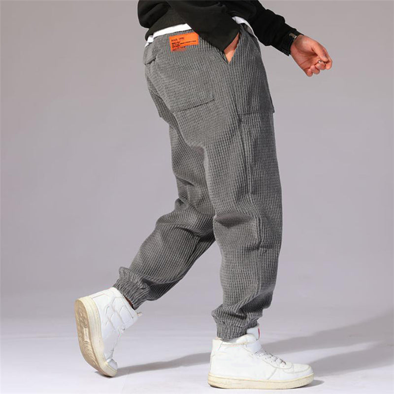 Stretchy fashionable and comfortable loose jogging men's casual pants