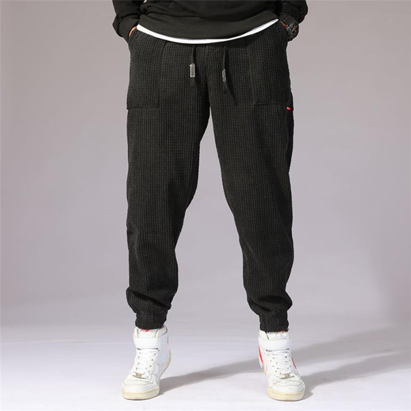 Stretchy fashionable and comfortable loose jogging men's casual pants