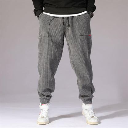 Stretchy fashionable and comfortable loose jogging men's casual pants