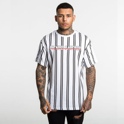 Striped sports t-shirt