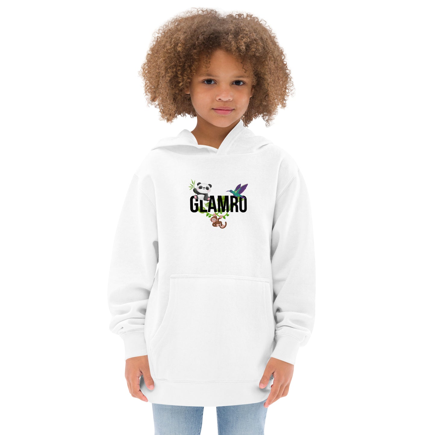 Felpa con cappuccio in pile per bambini GLAMRO