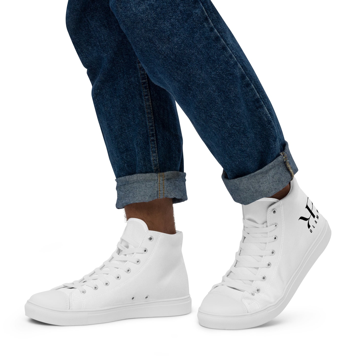 GLAMRO Men’s high top canvas shoes