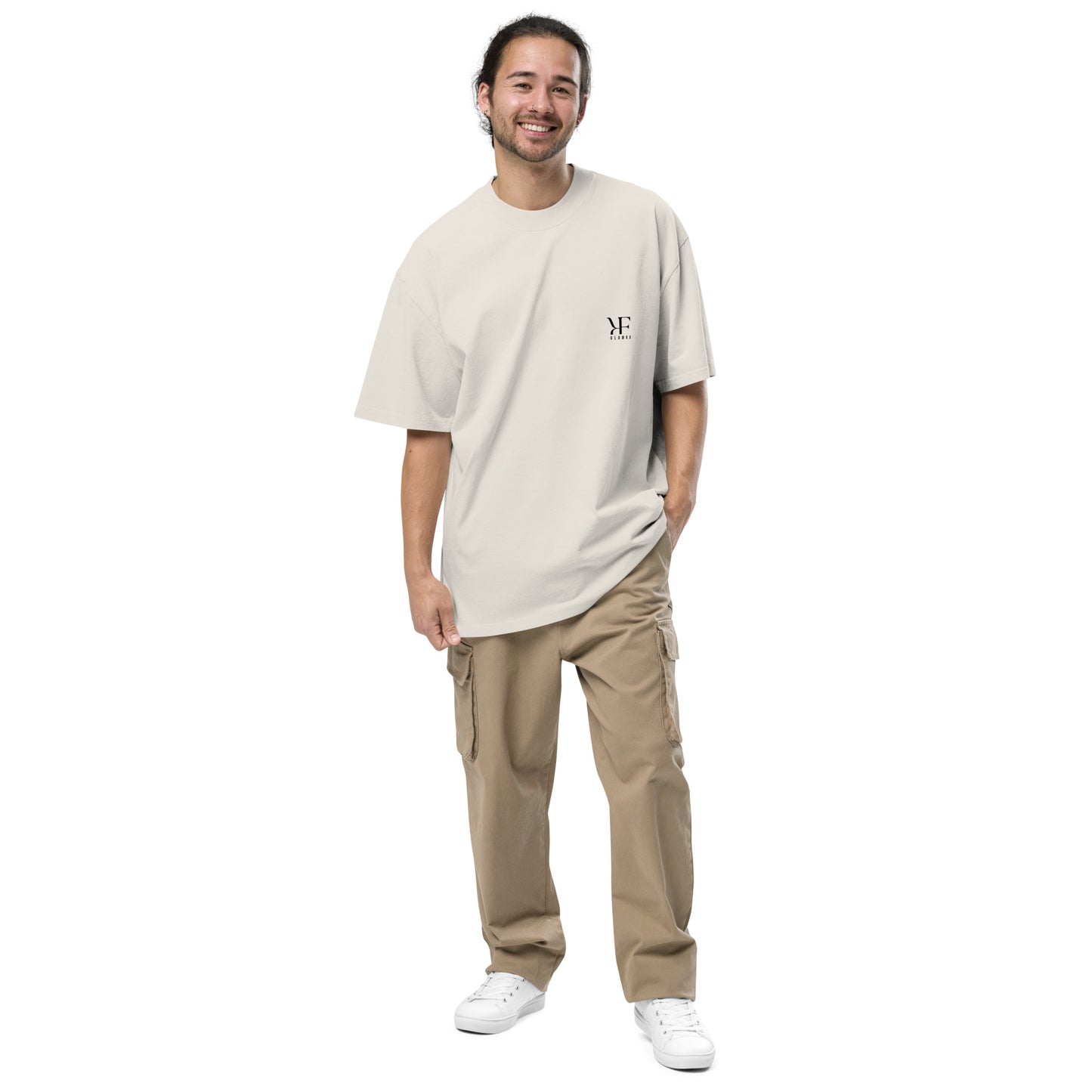 GLAMRO- Oversized faded t-shirt