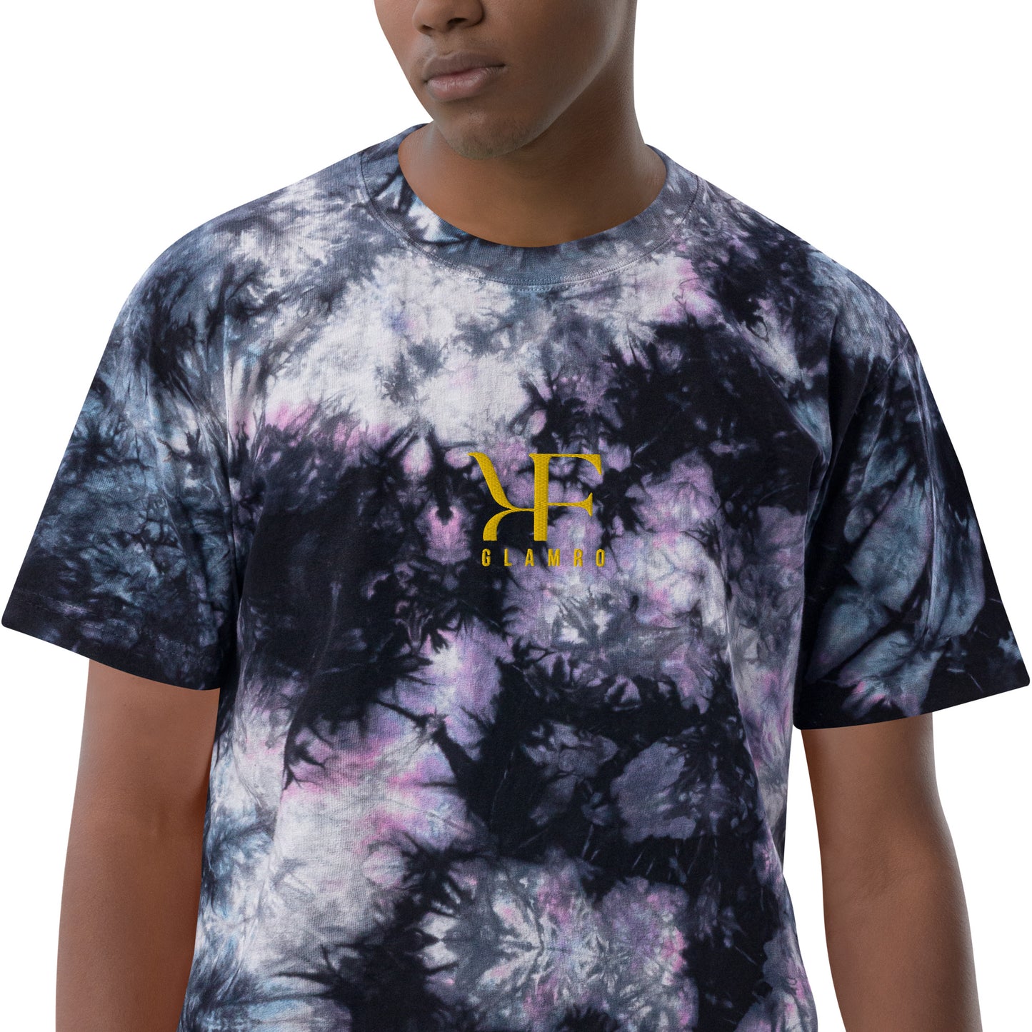 GLAMRO - Oversized tie-dye t-shirt