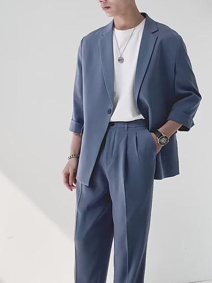 Summer 2-piece Set - Blazers + Pants